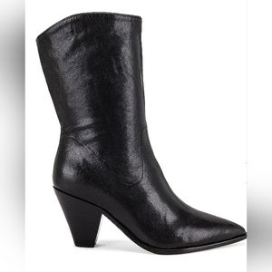 Landyn Mid Calf Boot in Black PAIGE